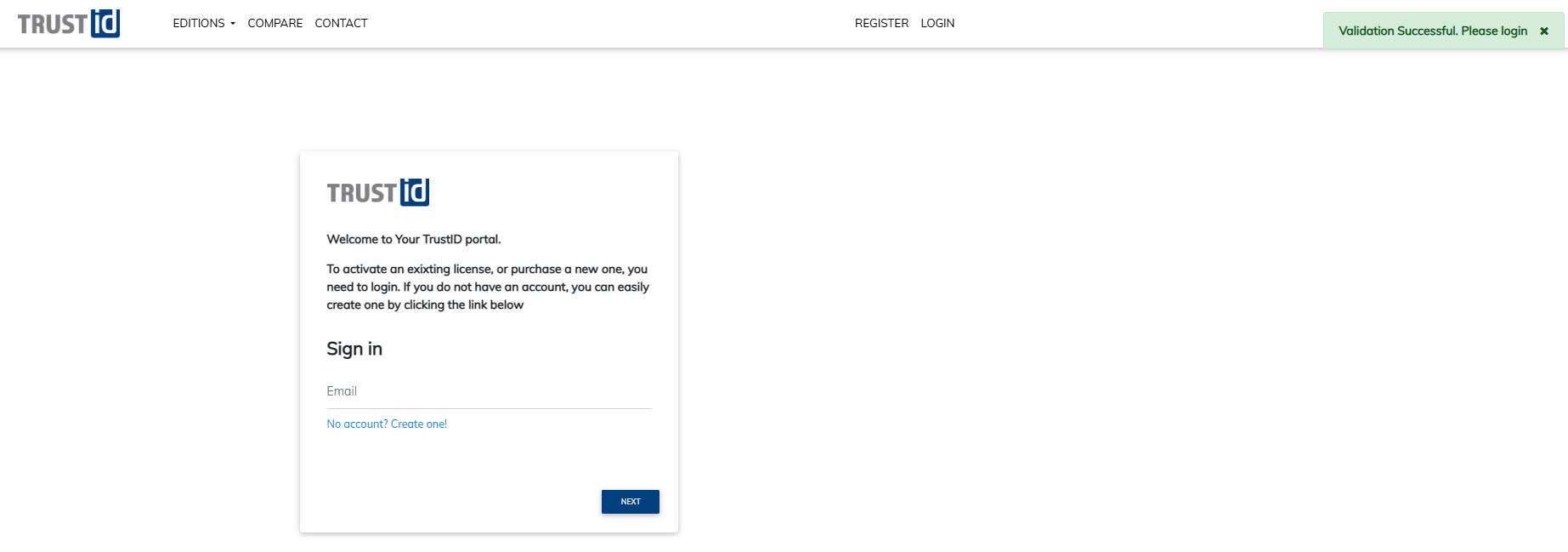 Purchase TrustID subscription license 6